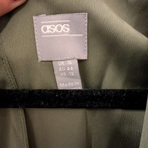 ASOS Olive Green Dress - Picture 2 of 3